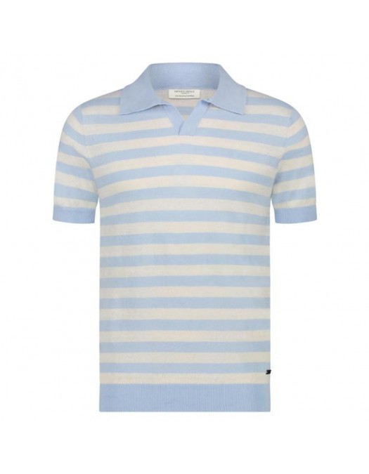 Tricou L.B.M 1911, In dungi, Polo, Bleu - SDL25108AL60210 Tricou L.B.M 1911, In dungi, Polo, Bleu - SDL25108AL60210