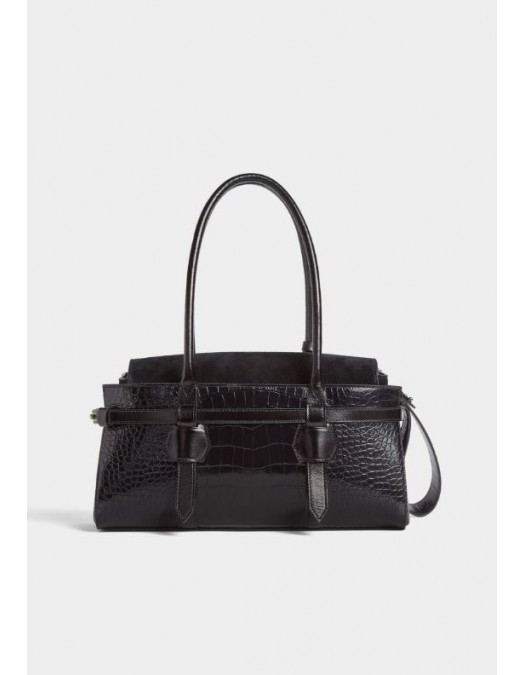 Geanta DSQUARED2, Twin Shoulder Bag, Black - SDW0076015084322124