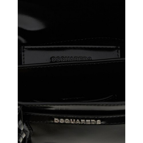 Geanta DSQUARED2, Twin Mini Handbag, Black