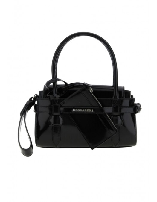 Geanta DSQUARED2, Twin Mini Handbag, Black - SDW0080025031072124