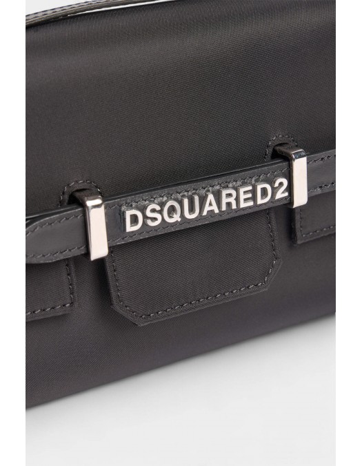 Geanta DSQUARED2, D2 Jetski Twin Shoulder Bag, Negru - SDW0086117000012124