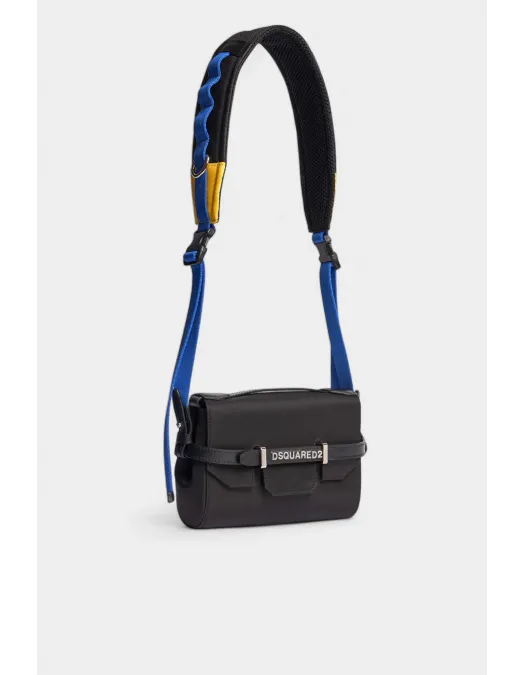 Geanta DSQUARED2, D2 Jetski Twin Shoulder Bag, Negru - SDW0086117000012124