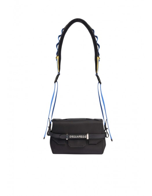 Geanta DSQUARED2, D2 Jetski Twin Shoulder Bag, Negru - SDW0086117000012124