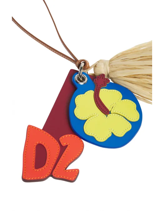 Breloc DSQUARED2, Summer Lovers Bag Charm, Multicolor - SGW001239208395M037UNI Breloc DSQUARED2, Summer Lovers Bag Charm, Multicolor - SGW001239208395M037UNI
