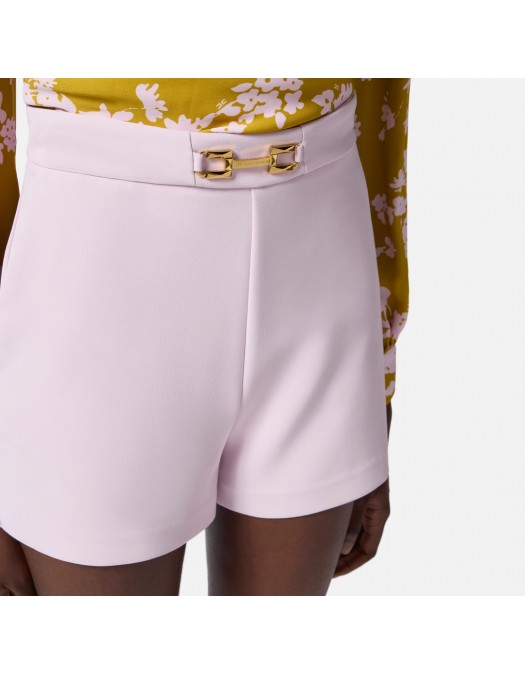 PANTALONI ELISABETTA FRANCHI, Logo plaque, Pink Quartz - SH00751E2544 PANTALONI ELISABETTA FRANCHI, Logo plaque, Pink Quartz - SH00751E2544