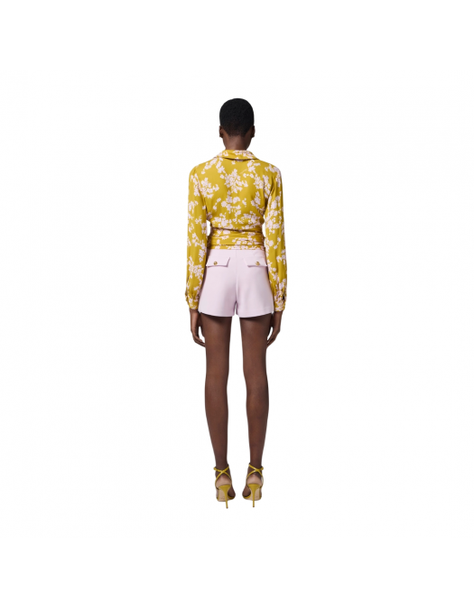 PANTALONI ELISABETTA FRANCHI, Logo plaque, Pink Quartz - SH00751E2544 PANTALONI ELISABETTA FRANCHI, Logo plaque, Pink Quartz - SH00751E2544