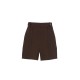 PANTALONI SCURTI ELISABETTA FRANCHI, Logo auriu, Slim Fit, Maro - SH00761E2644