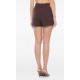 PANTALONI SCURTI ELISABETTA FRANCHI, Logo auriu, Slim Fit, Maro - SH00761E2644