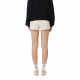 PANTALONI ELISABETTA FRANCHI, Logo Embroidery, Black Details, Beige Butter - SH00851E2E84 PANTALONI ELISABETTA FRANCHI, Logo Embroidery, Black Details, Beige Butter - SH00851E2E84