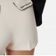 PANTALONI ELISABETTA FRANCHI, Logo Embroidery, Black Details, Beige Butter - SH00851E2E84 PANTALONI ELISABETTA FRANCHI, Logo Embroidery, Black Details, Beige Butter - SH00851E2E84