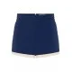 PANTALONI ELISABETTA FRANCHI, Scallop Edge Crepe, Dark Blue - SH00952E2DN9 PANTALONI ELISABETTA FRANCHI, Scallop Edge Crepe, Dark Blue - SH00952E2DN9