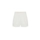 Pantaloni scurti ELISABETTA FRANCHI, Shorts in lightweight crêpe fabric with darts, Alb - SH01062E2360