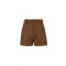 Pantaloni scurti ELISABETTA FRANCHI, Linen-blend shorts with straps, Maro