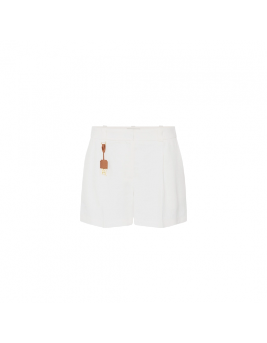 CAMASA ELISABETTA FRANCHI, Linen Blend Gabardine, Ivory White - SH01252E2360 CAMASA ELISABETTA FRANCHI, Linen Blend Gabardine, Ivory White - SH01252E2360