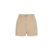 PANTALONI SCURTI  ELISABETTA FRANCHI, nasturi logo, Bej - SH01657E2EA2