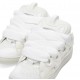 Sneakers Lanvin, Curb Grain Sneaker, White, Women - SKDK02CRCA00