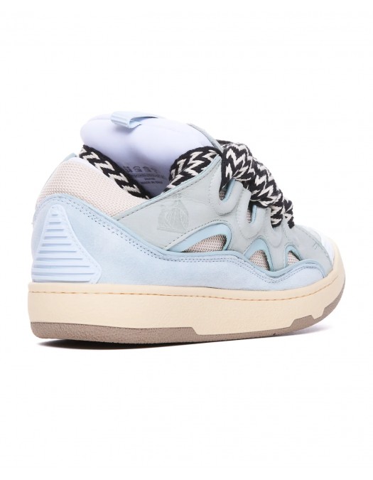 Sneakers Lanvin, Curb Suede, White Blue - SKDK02DRA221