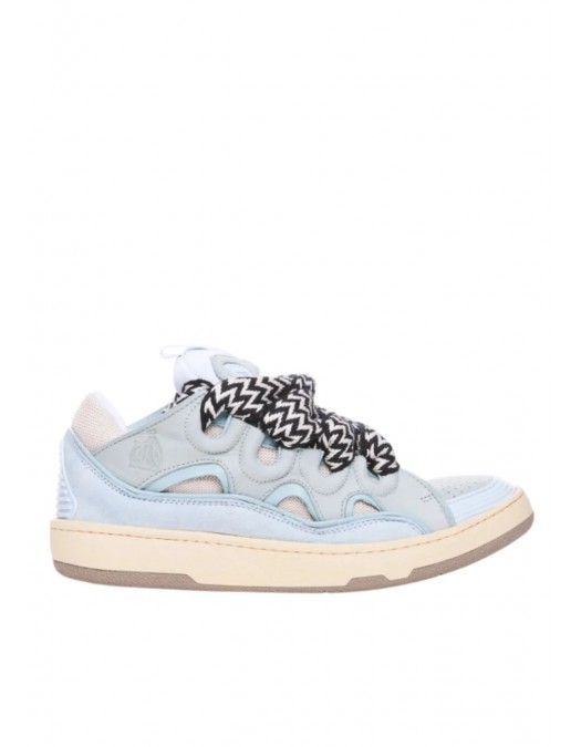 Sneakers Lanvin, Curb Suede, White Blue - SKDK02DRA221 Sneakers Lanvin, Curb Suede, White Blue - SKDK02DRA221