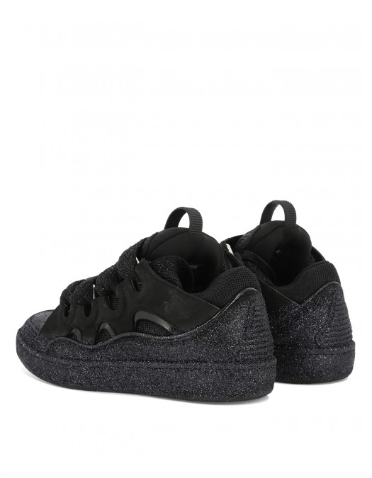 Sneakers Lanvin, Curb Suede, SKDK02GLLI10 Print Sclipici - SKDK02GLLI10