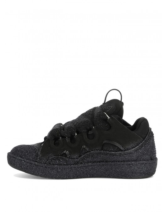 Sneakers Lanvin, Curb Suede, SKDK02GLLI10 Print Sclipici - SKDK02GLLI10