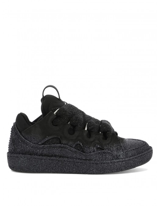 Sneakers Lanvin, Curb Suede, SKDK02GLLI10 Print Sclipici - SKDK02GLLI10