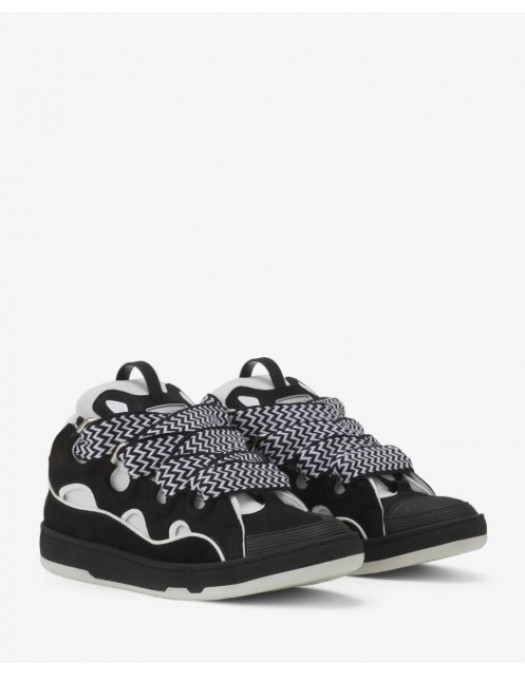 Sneakers LANVIN, zigzag lace-up sneakers - SKDK12BICO1000