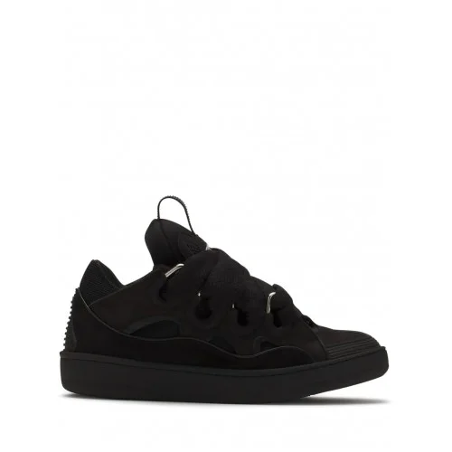 Sneakers Lanvin, Curb, Padded Design, Full Black