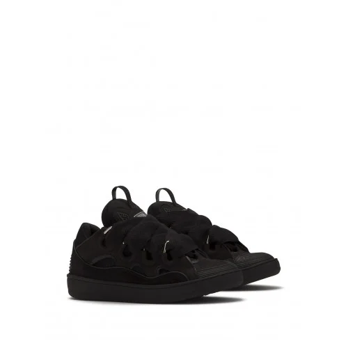 Sneakers Lanvin, Curb, Padded Design, Full Black
