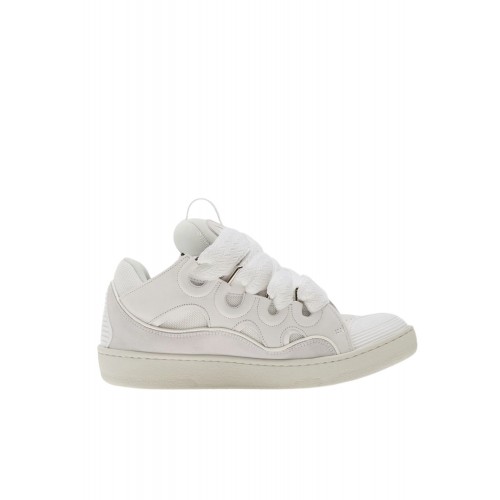Sneakers Lanvin, Curb, Padded Design, Full White