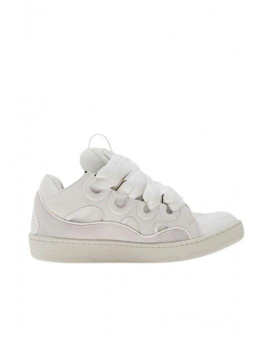 Sneakers Lanvin, Curb, Padded Design, Full White - SKDK12DRAG1010