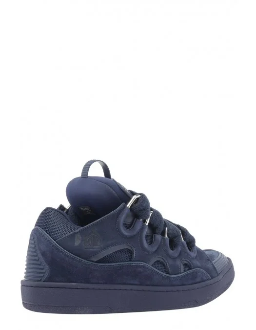 【CVeezy56】　極美品　LANVIN COLLECTION Sneakers Lanvin, Curb Round Toe Lace-Up, Navy Blue - SKDK12DRAG29