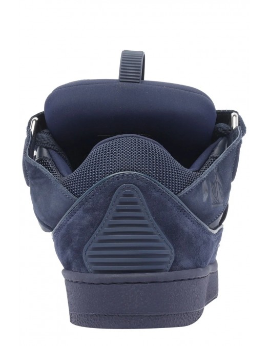 Sneakers Lanvin, Curb Round Toe Lace-Up, Navy Blue - SKDK12DRAG29 Sneakers Lanvin, Curb Round Toe Lace-Up, Navy Blue - SKDK12DRAG29