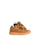 SNEAKERS LANVIN, 'CURB' BEIGE LEATHER BLEND SNEAKERS, Orange - SKDK12DRCO6610