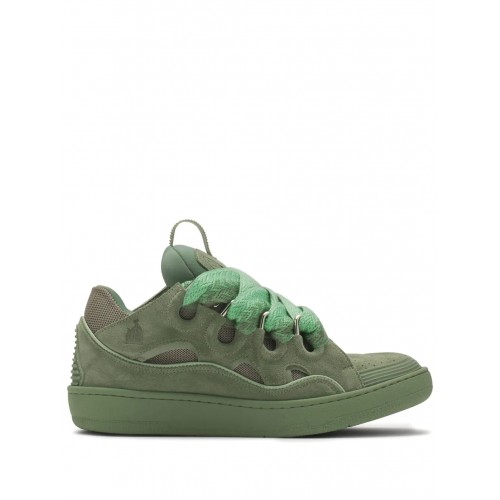 Sneakers Lanvin, Curb, Padded Design, Olive Green Sneakers Lanvin, Curb, Padded Design, Olive Green