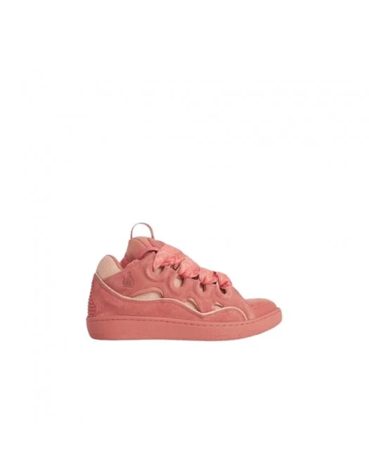 Sneakers Lanvin, Curb Design,Leather Blend, Pink - SKDK12MONO597