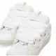 Sneakers Lanvin, Curb Grain Sneaker, White, Men - SKRK11CRCA00