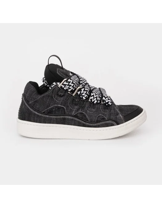 Sneakers Lanvin, Curb Suede, Denim, Men, SKRK11DNIM10 - SKRK11DNIM10