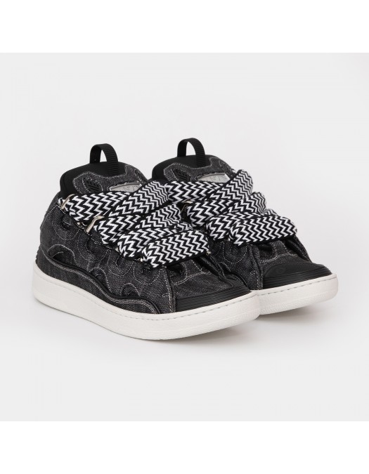 Sneakers Lanvin, Curb Suede, Denim, Men, SKRK11DNIM10 - SKRK11DNIM10