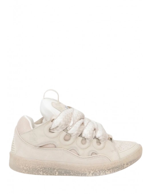 Sneakers Lanvin, Curb Suede, Bej, Men, SKRK11DRAT00 - SKRK11DRAT00