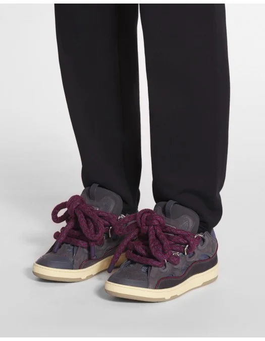 Sneakers Lanvin, Curb Snake Laces, Shark Grey - SKRK11DRCO114 Sneakers Lanvin, Curb Snake Laces, Shark Grey - SKRK11DRCO114