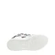 Sneakers Lanvin, Curb Design, Burgundy Details, White, Women - SKDK02PRLE3999 Sneakers Lanvin, Curb Design, Burgundy Details, White, Women - SKDK02PRLE3999