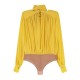 Body ELISABETTA FRANCHI, Silk shirt with body detail - CB00661E2EV4
