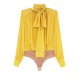 Body ELISABETTA FRANCHI, Silk shirt with body detail - CB00661E2EV4