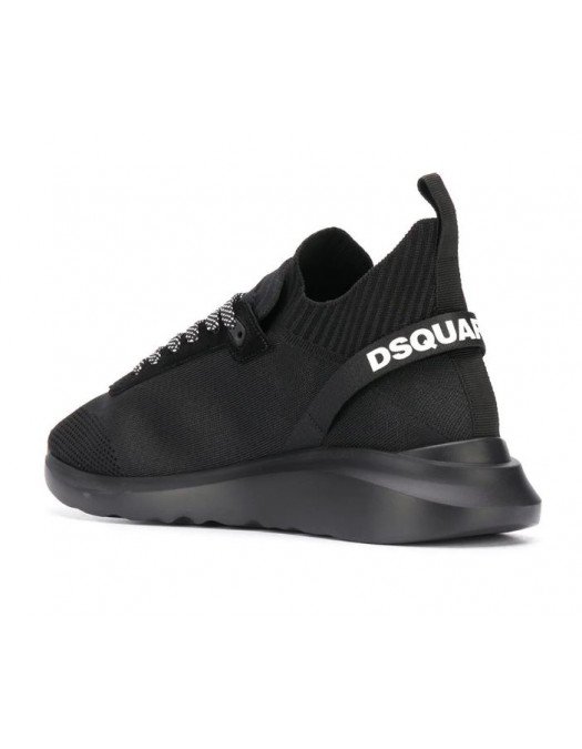 Sneakers DSQUARED2, Frunza rosie, Negru - SNM0074M1343