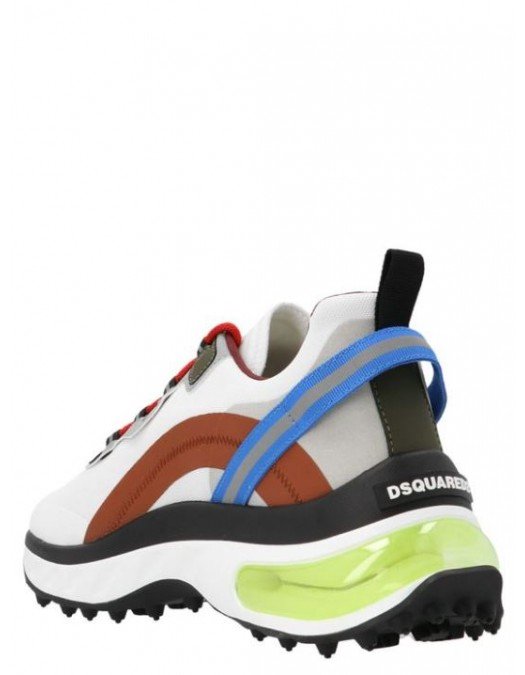 Sneakers DSQUARED2, Talpa cu gel verde, Multicolori, Dama - SNW011711704254M1330