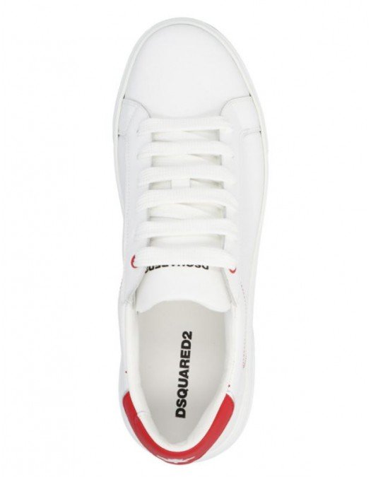 SNEAKERS DSQUARED2, Bumper, White and Blue Red - SNM017201500409M1747