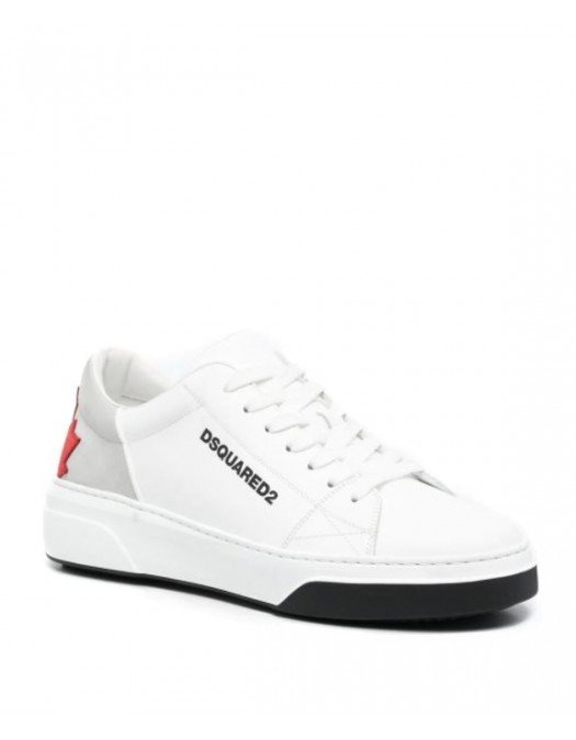 SNEAKERS DSQUARED2,  Leaf Logo, White - SNM017306500413M1476