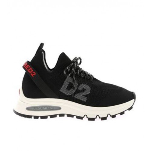 SNEAKERS DSQUARED2 , Running technical knit for her, Black