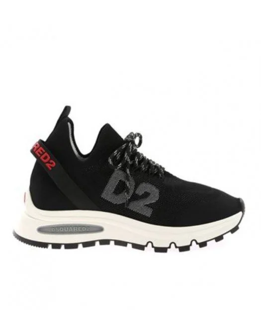 SNEAKERS DSQUARED2 , Running technical knit for her, Black - SNW0193592043532124 SNEAKERS DSQUARED2 , Running technical knit for her, Black - SNW0193592043532124