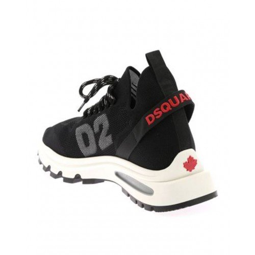 SNEAKERS DSQUARED2 , Running technical knit for her, Black